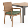 Sonoma Natural Outdoor Wicker 5-Piece Dining Set with Cushions and 40 in. Square Table