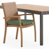 Sonoma Natural Outdoor Wicker 9-Piece Dining Set with Cushions and 84 x 40 in. Table