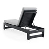 Montauk Polymer with Cushions 3 Piece Chaise Lounge Set + 23 in. Sq. End Table