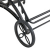 Roma Black Gold Cast Aluminum with Cushions Chaise Lounge