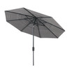 Tempo 9 ft. Aluminum Double Wind Vent Market Umbrella