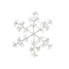 Flashing Snowflake and Silver Wire Warm White, 192 Lights