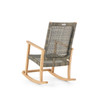 Hampton Driftwood Outdoor Wicker and Solid Teak Rocking Chair