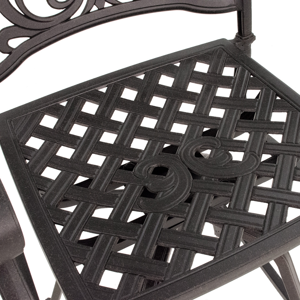 Naples Cast Aluminum Swivel Bar Stool