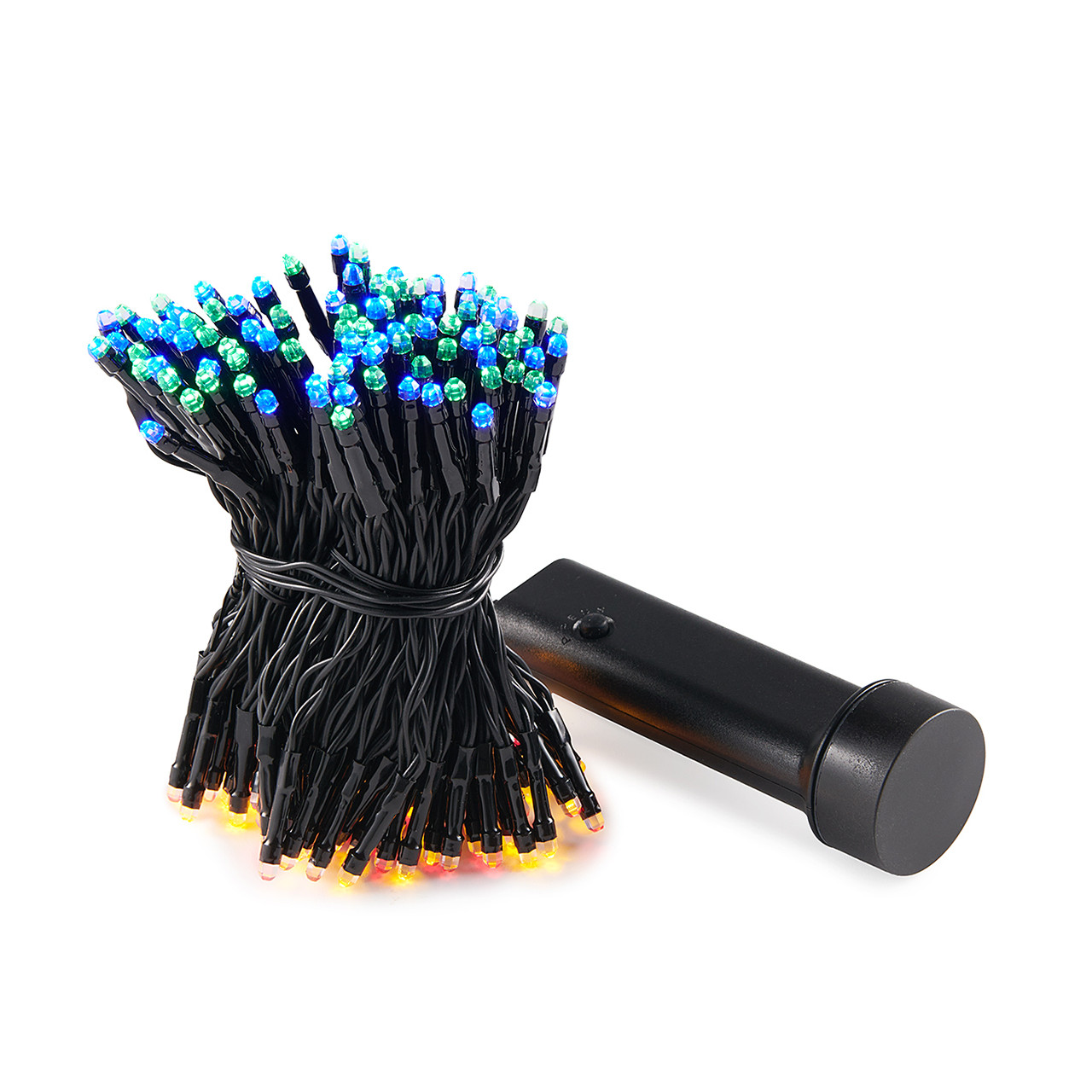 In-Store Only - 46.9 Ft. 192 Multi Led W/ Black Wire Durawise Basic 8 Function Twinkle