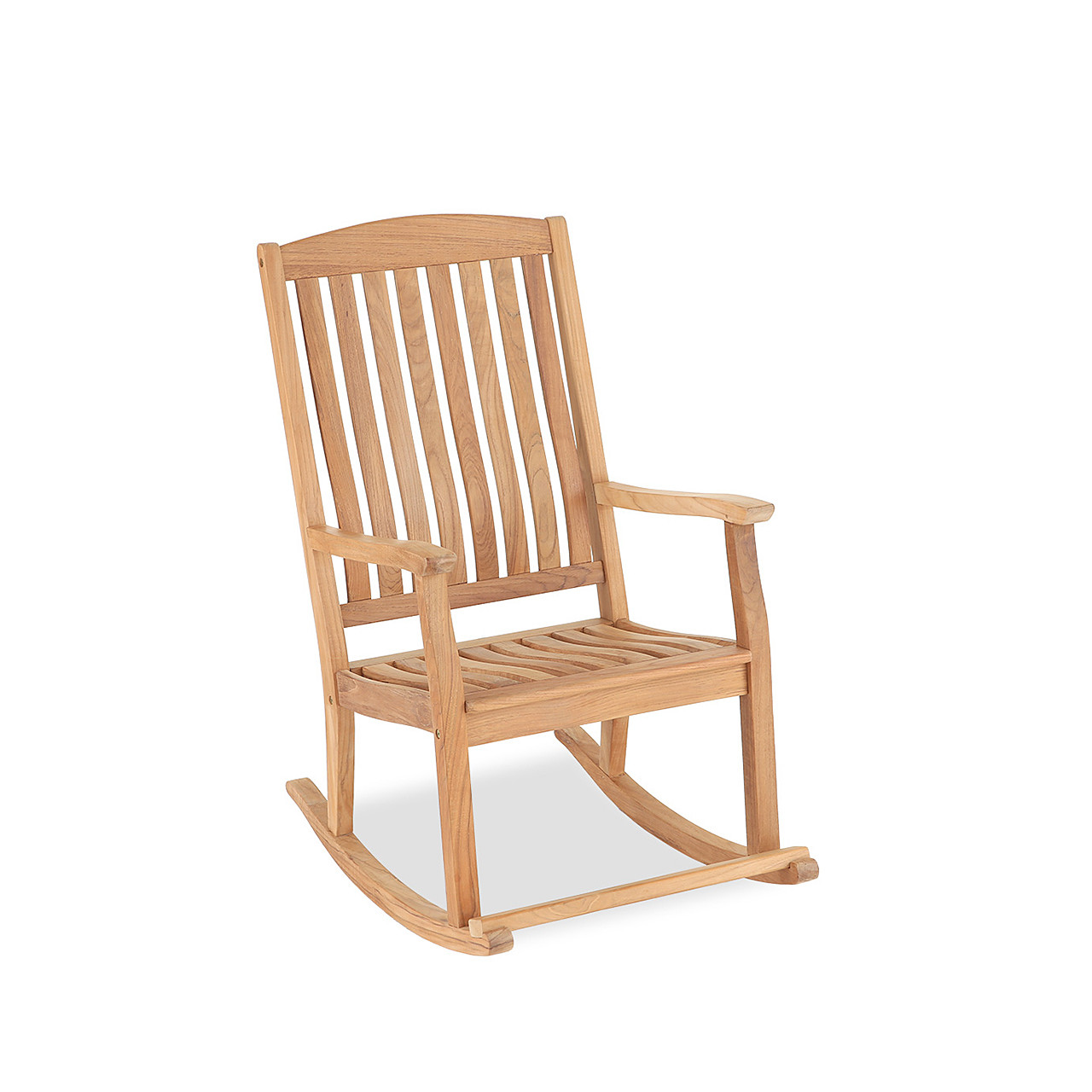 Aberdeen Natural Stain Solid Teak Rocking Chair