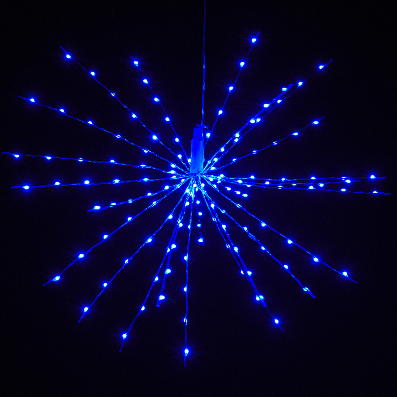 21.7 in. D Blue Polestar Micro LED Light Christmas Decor, 144 Lights