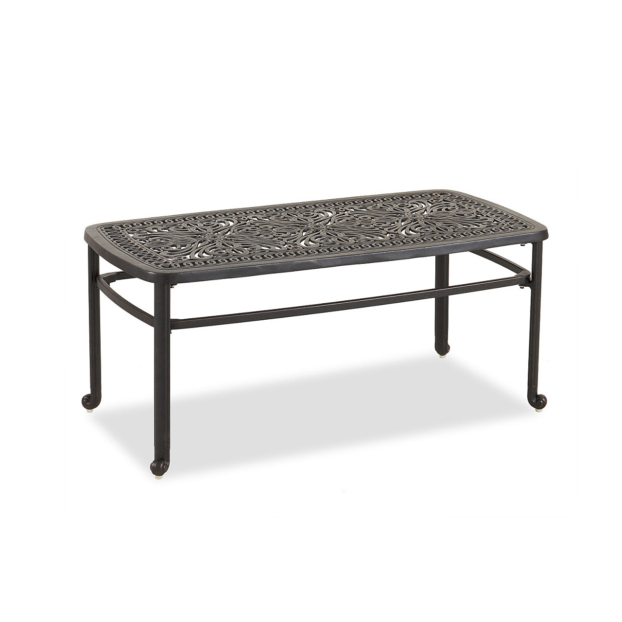 Verona Desert Bronze Cast Aluminum 42 x 21 in. Coffee Table