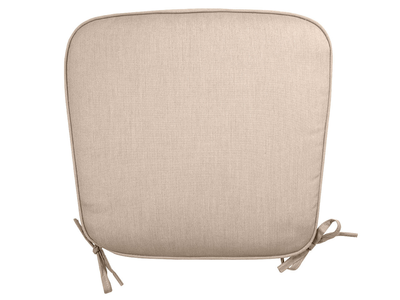20 x 18 in. Linen Antique Beige Chair Seat Cushion - Sunbrella Acrylic