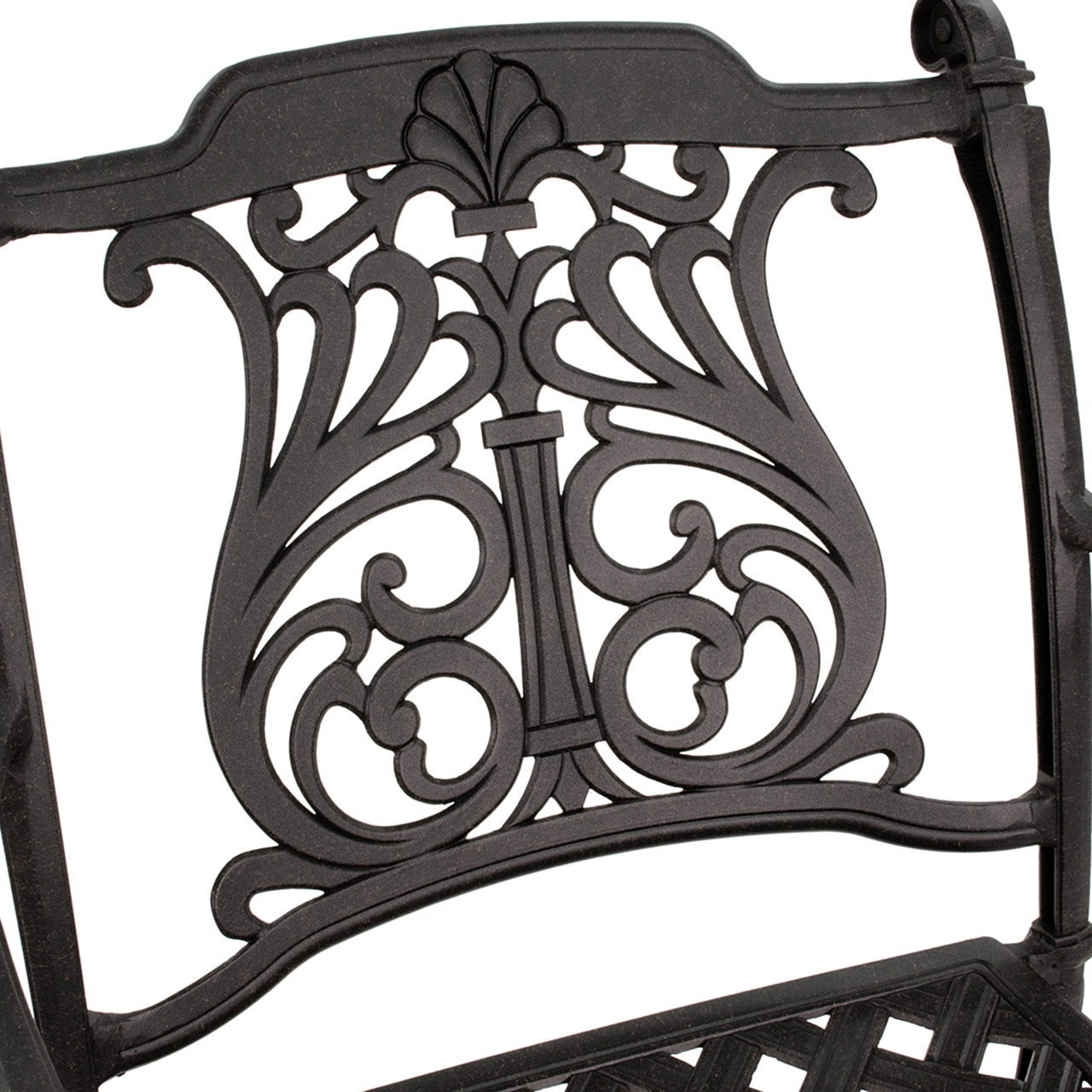 Naples Cast Aluminum Swivel Bar Stool