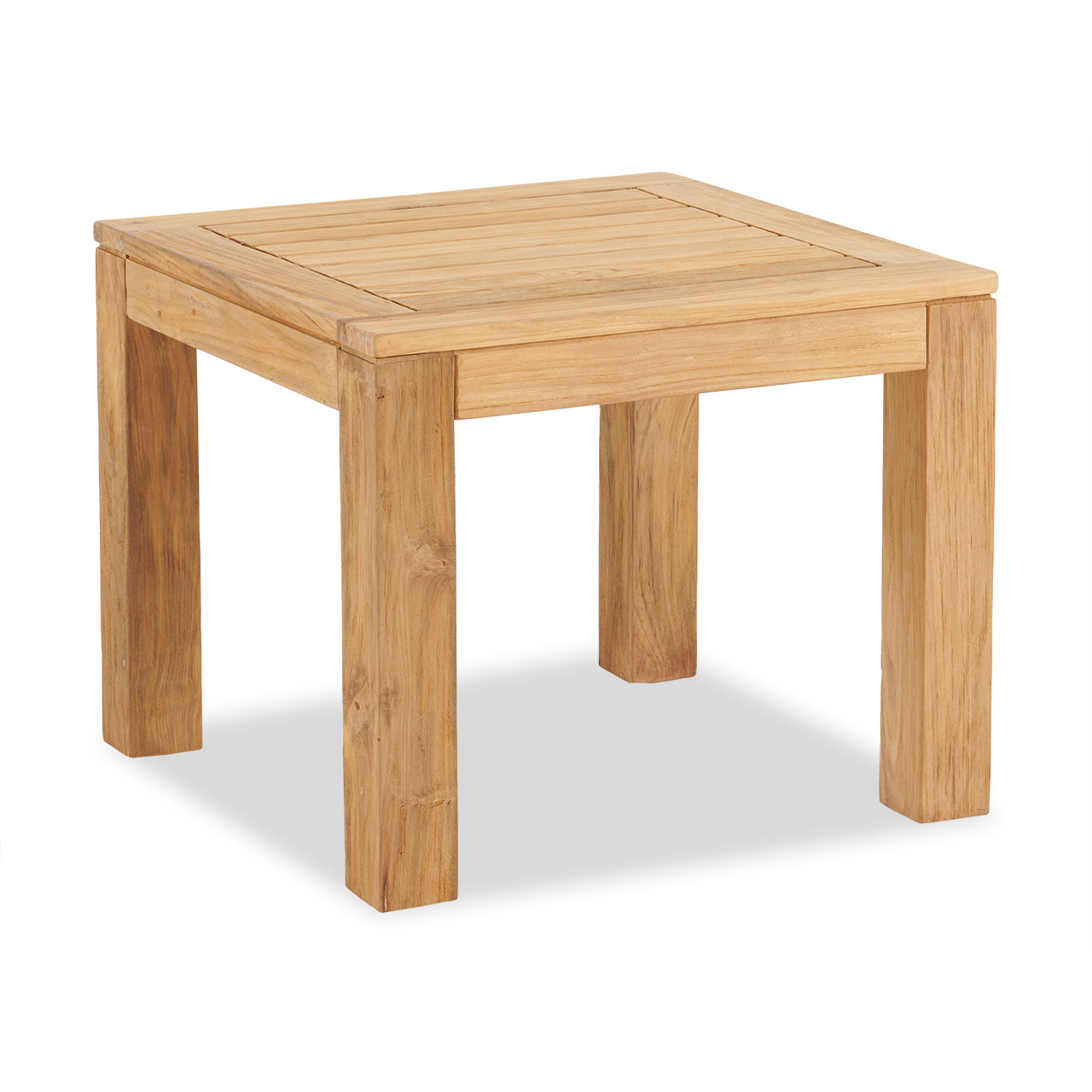 Mandalay Natural Stain Reclaimed Teak 24 Sq. End Table