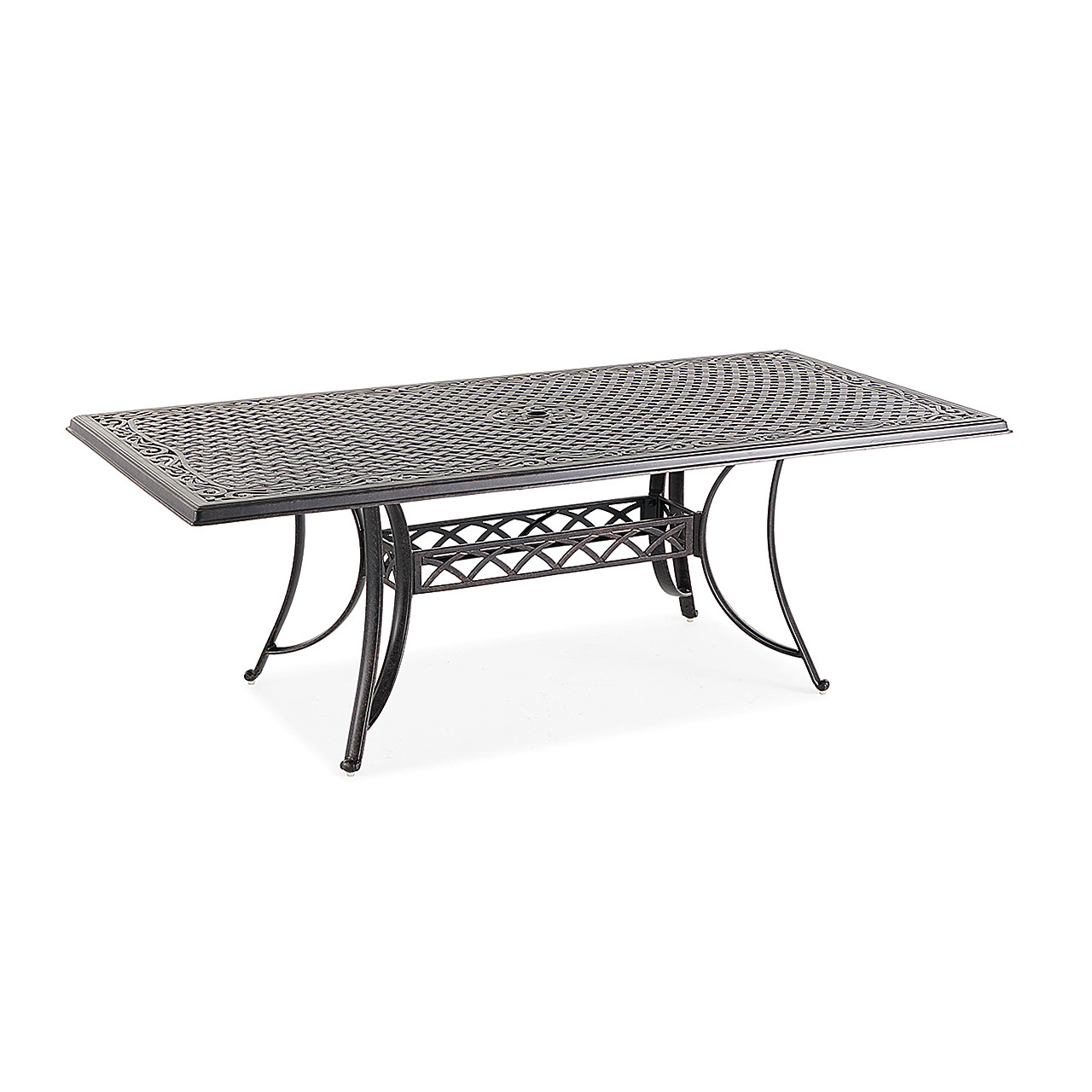 Bellagio Desert Bronze Cast Aluminum 84 x 42 in. Dining Table