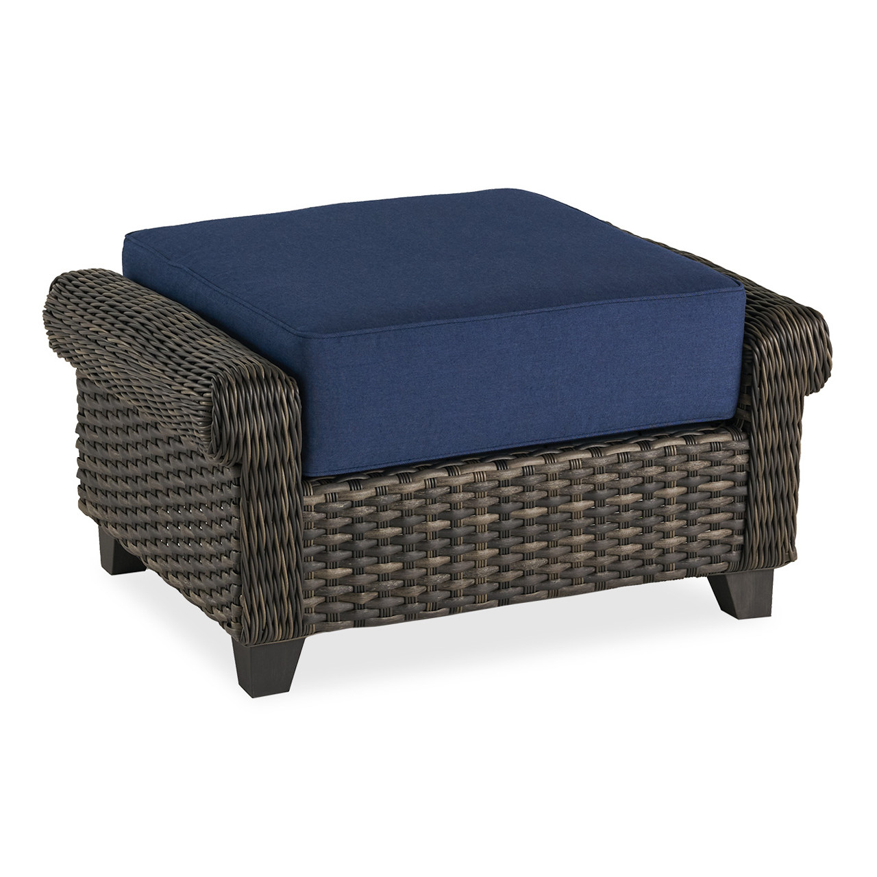 outdoor cane ottoman