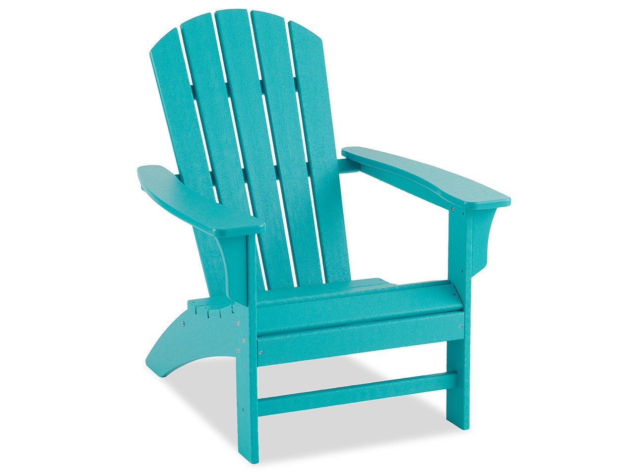 Surfside Teal Polymer Adirondack Chair