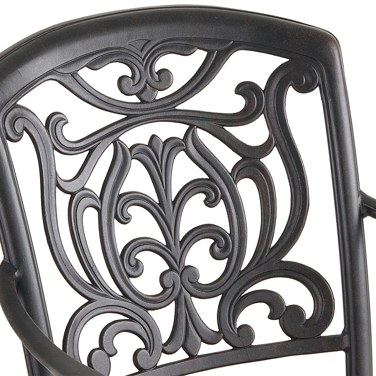 Verona Desert Bronze Cast Aluminum Dining Chair