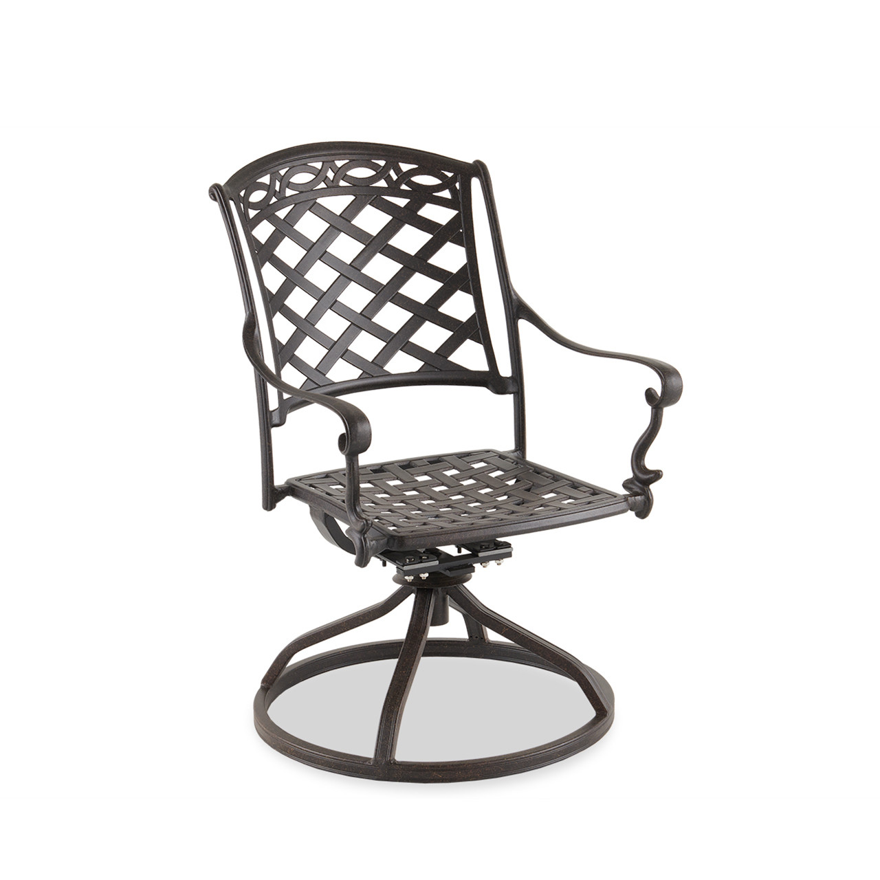 cast aluminum swivel rocker