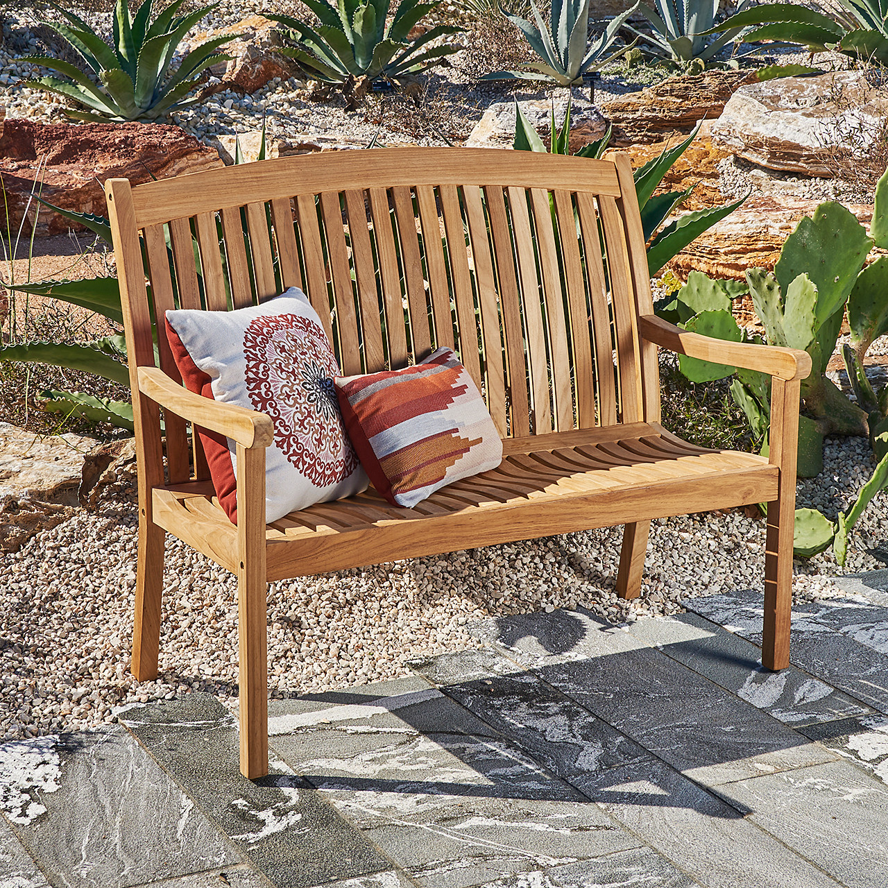 Eastchester Solid Teak 4 ft. Garden Bench