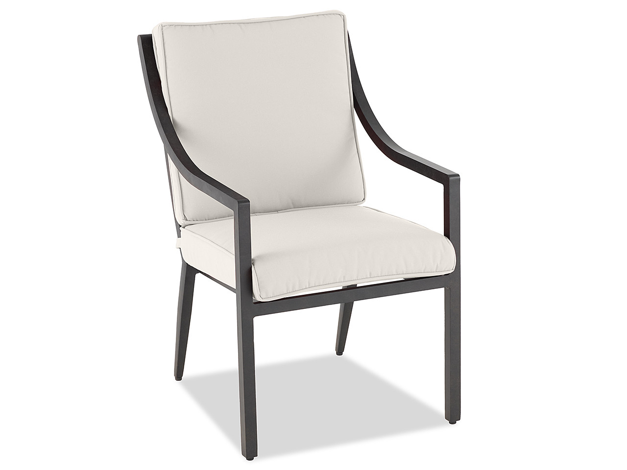 Hill Country Aged Bronze Aluminum and Cushion Dining Chair