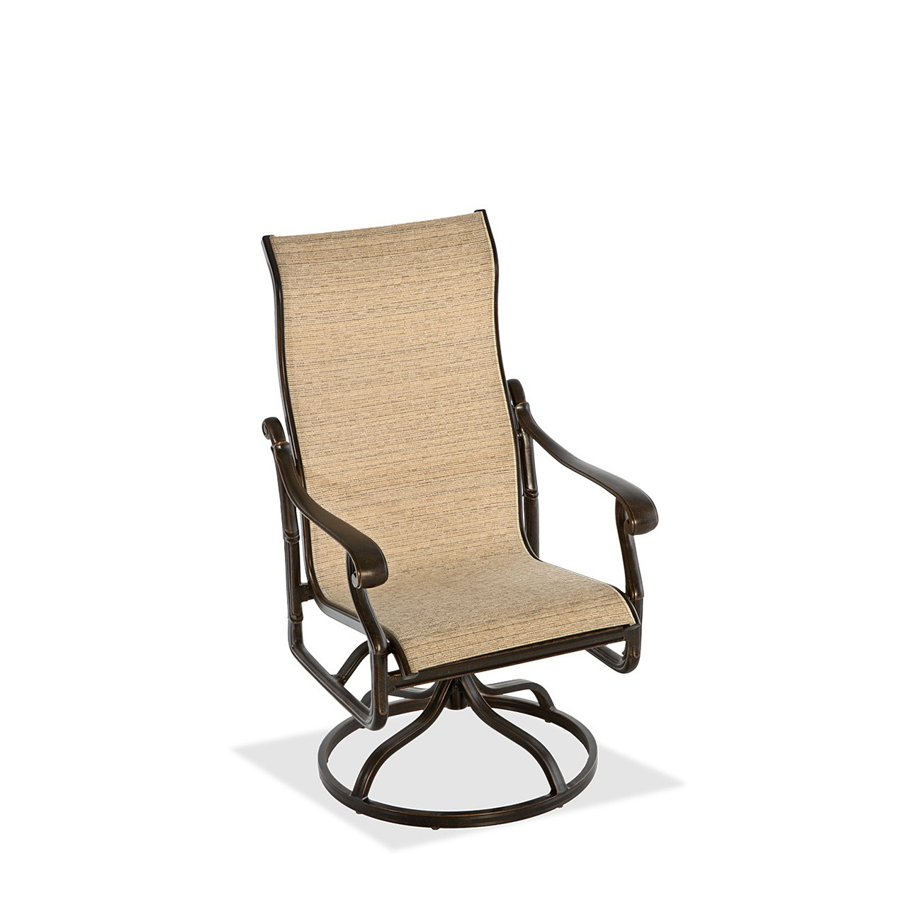 aluminum swivel sling patio chairs