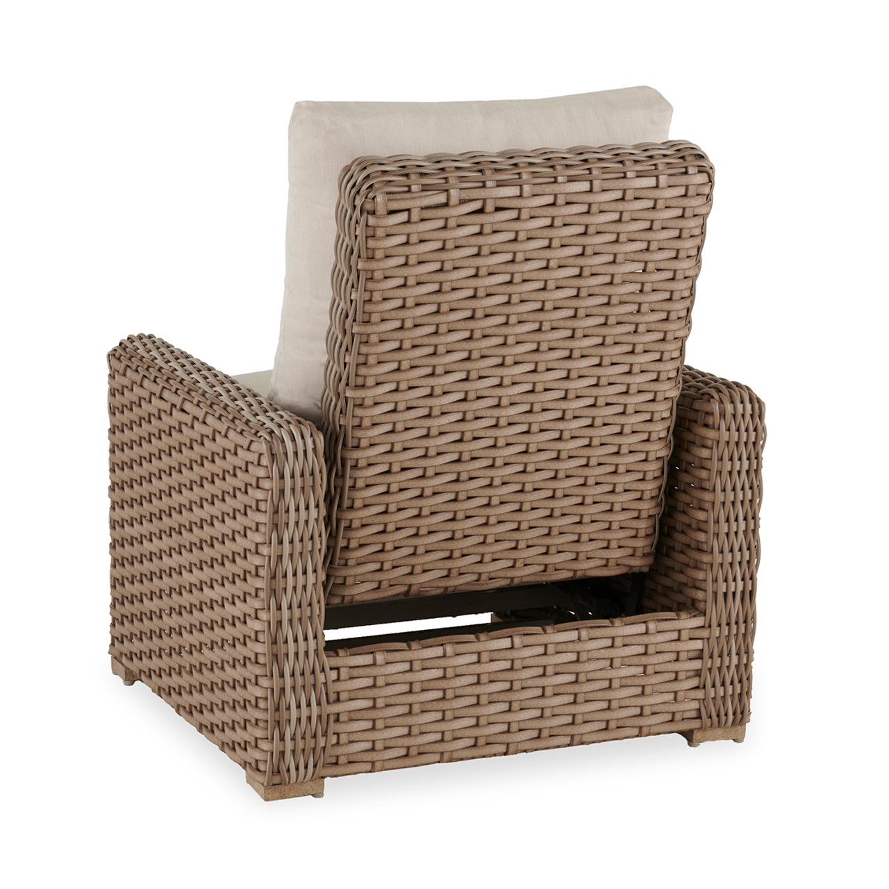 Siesta Aged Teak Outdoor Wicker and Cushion Sofa