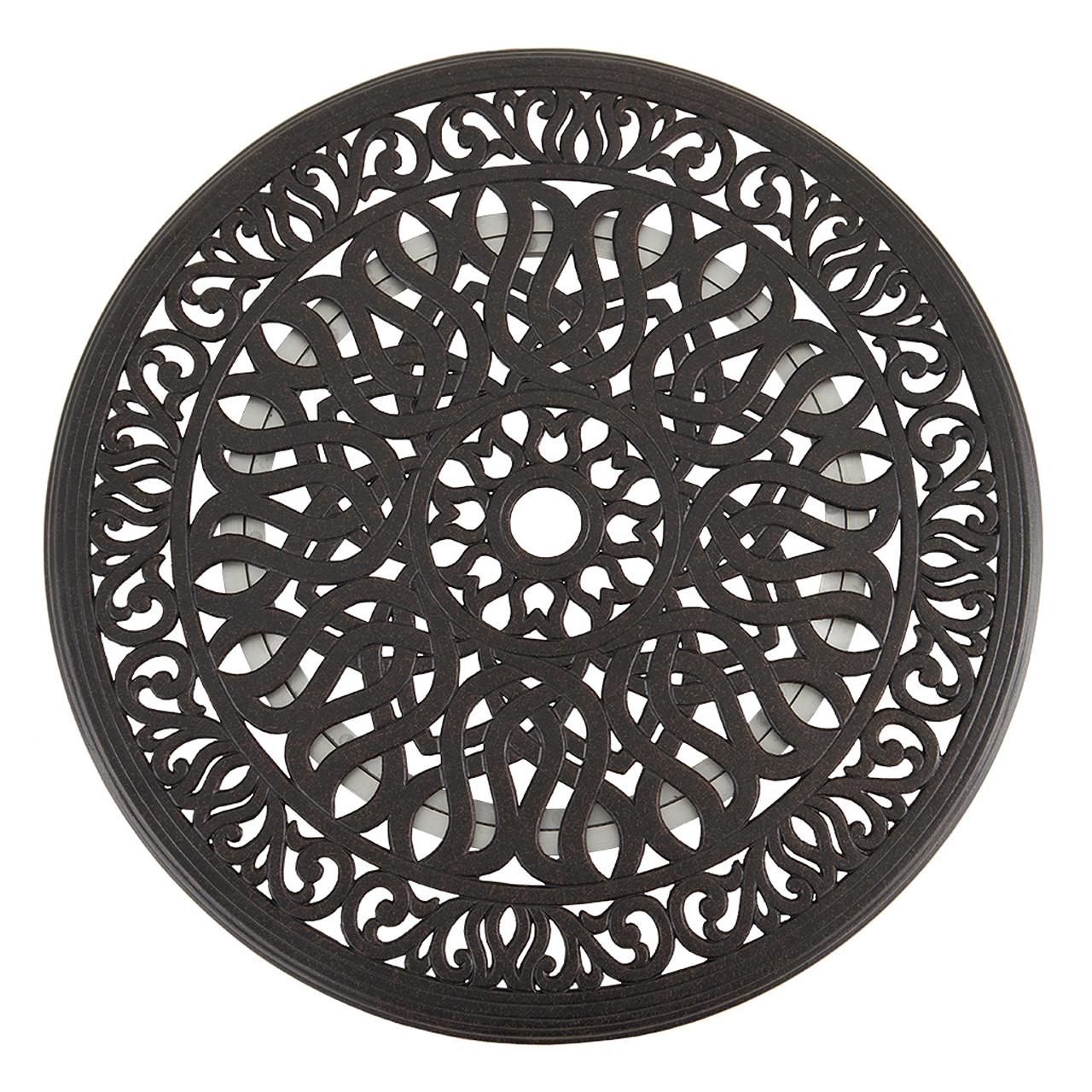 Cadiz Cast Aluminum 30 in. D Lazy Susan