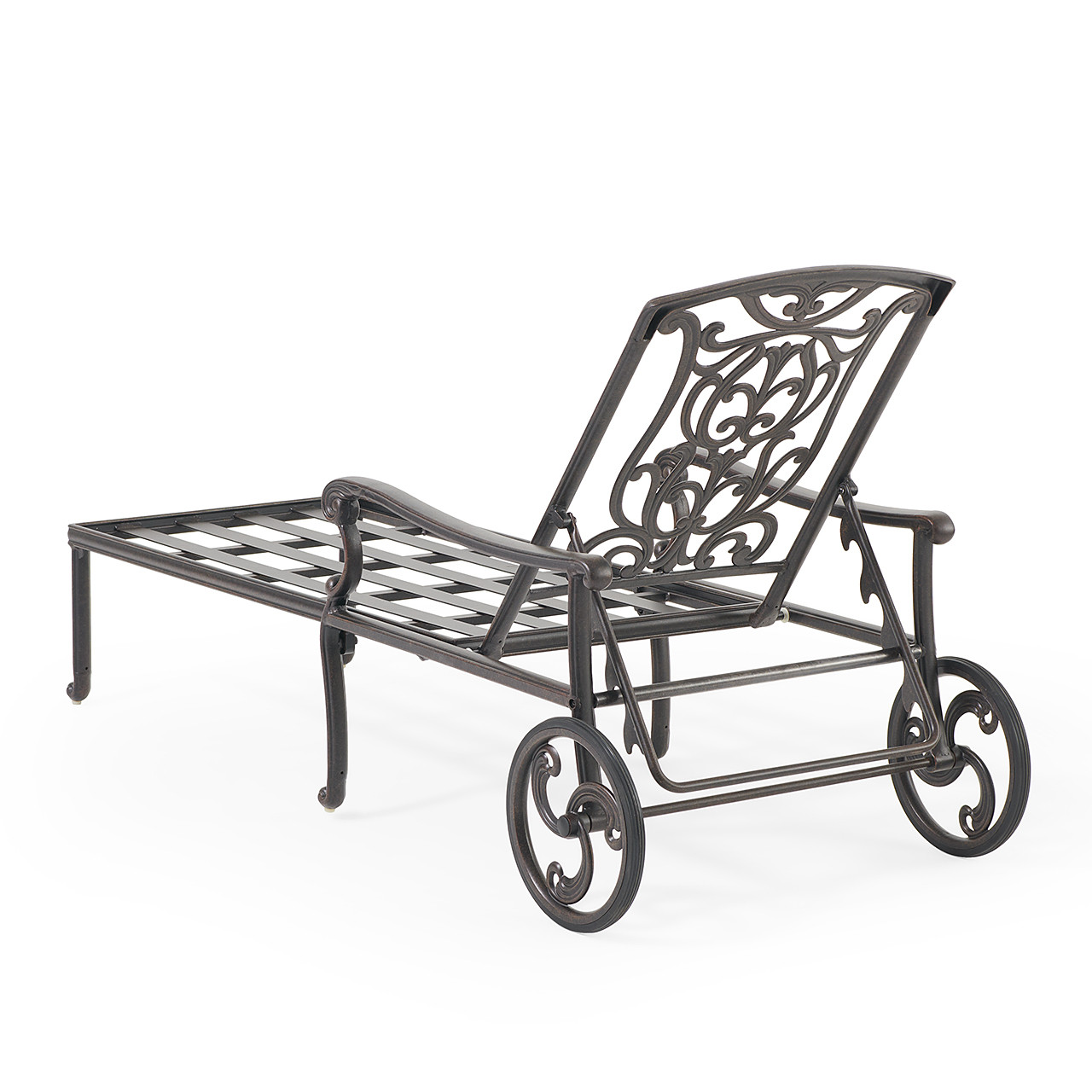 Verona Desert Bronze Cast Aluminum Chaise Lounge