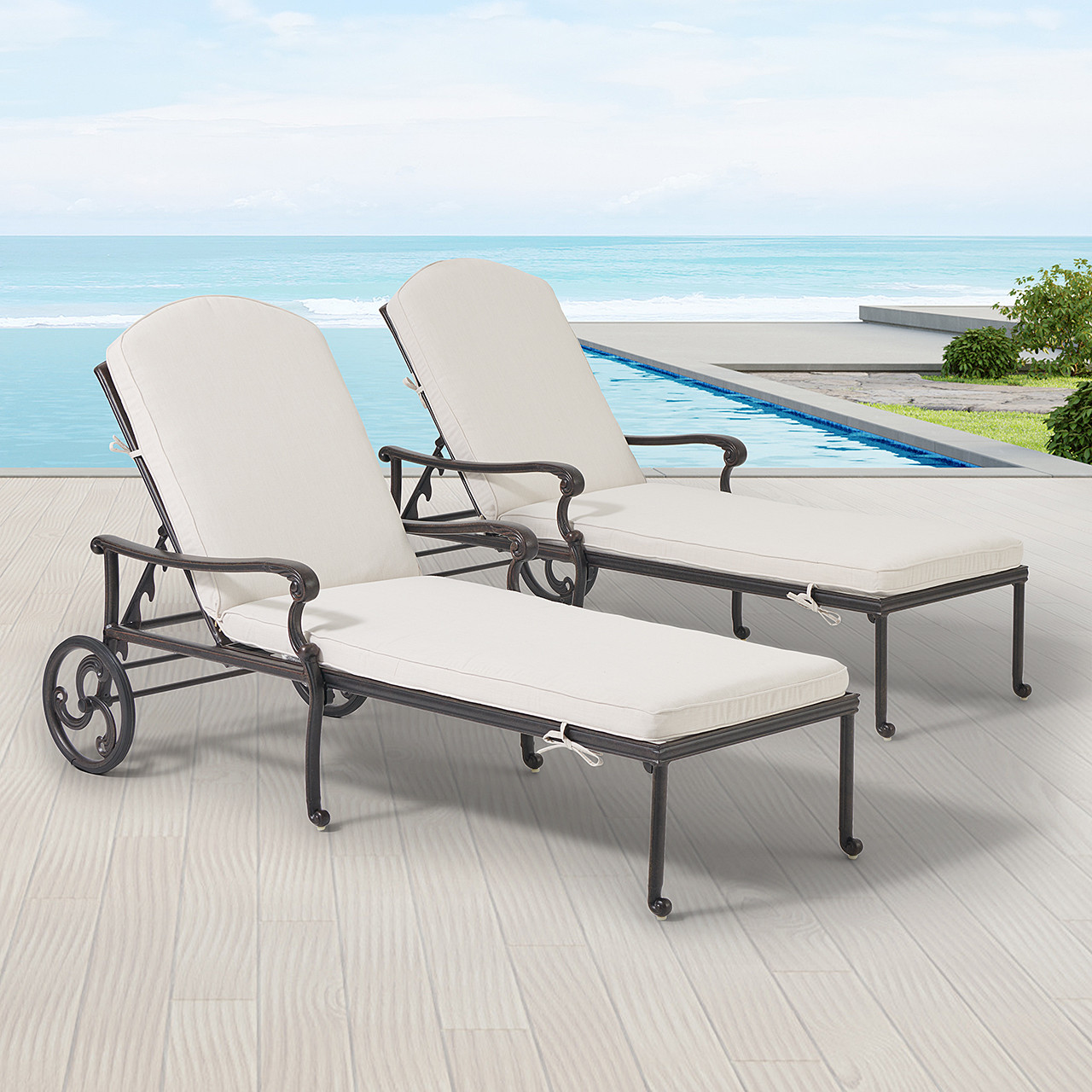 Cast 2025 aluminum lounger