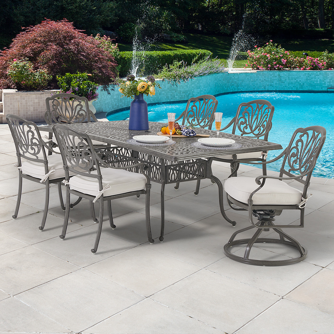 7 piece 2024 dining patio set