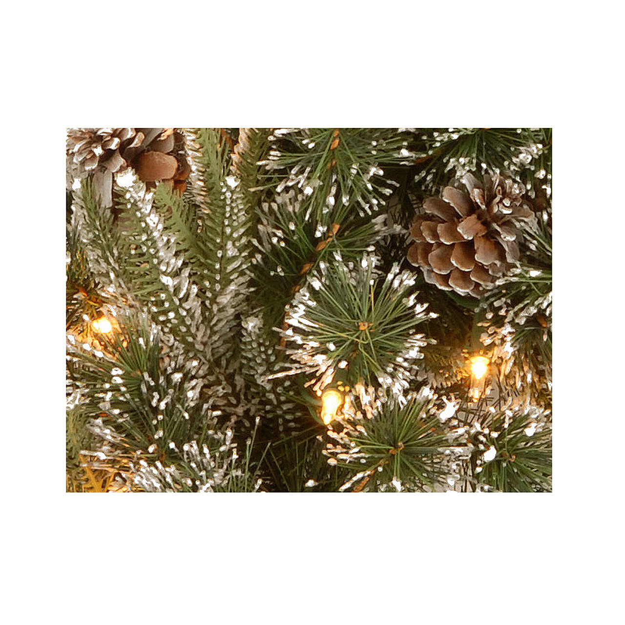 24 in. Liberty Pine Wreath with 50 Clear Lights