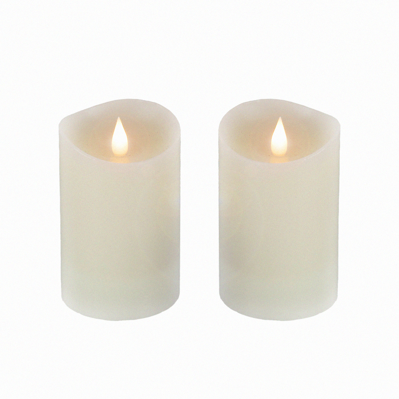 National Tree Company 2 in. x 5 in. Heritage Real Motion Flameless LED Candle, Set of 2