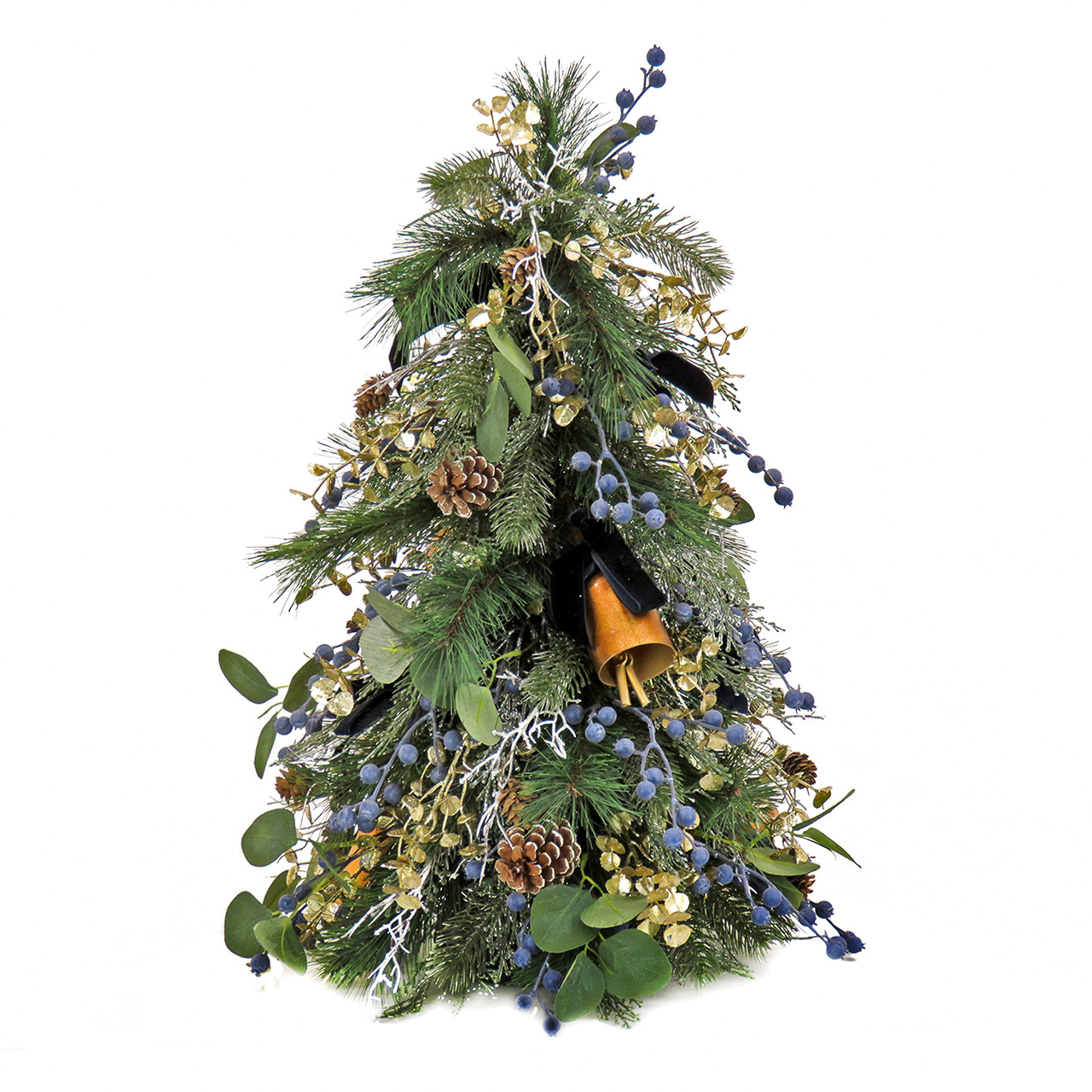 National Tree Company 26 in. Swiss Chic Topiary Tree