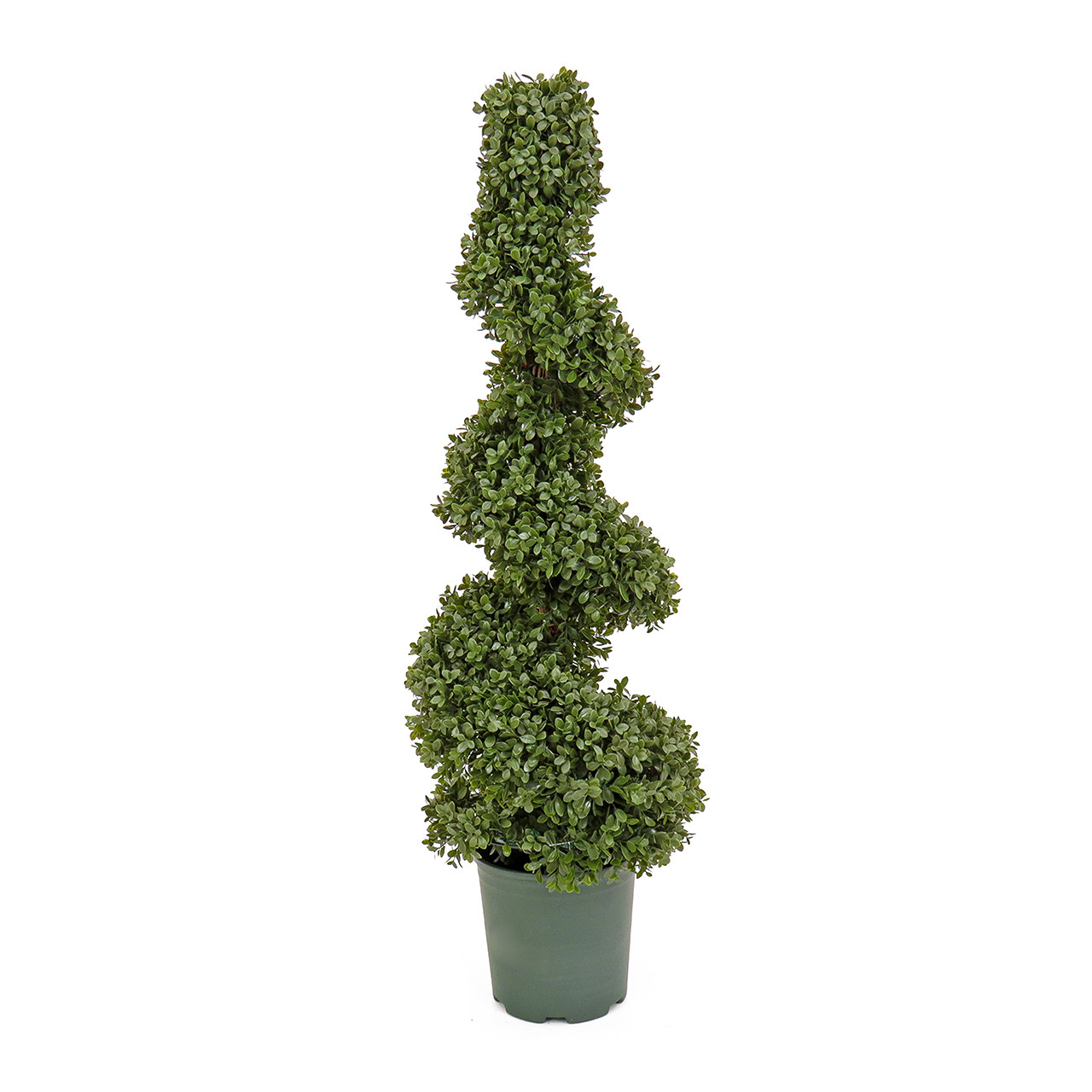 National Tree Company 44 in. Artificial Boxwood Spiral Topiary