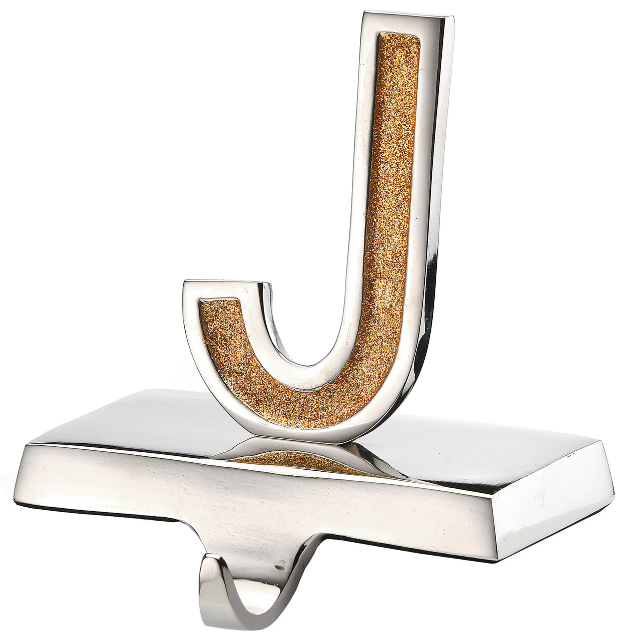National Tree Company 5 in. Gold Sparkle JOY Stocking Holders
