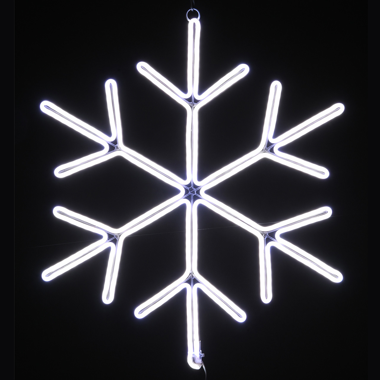 National Tree Company 18 in. 2D Neon White Snowflake with 456 Mini LED  Lights - Fortunoff Backyard Store