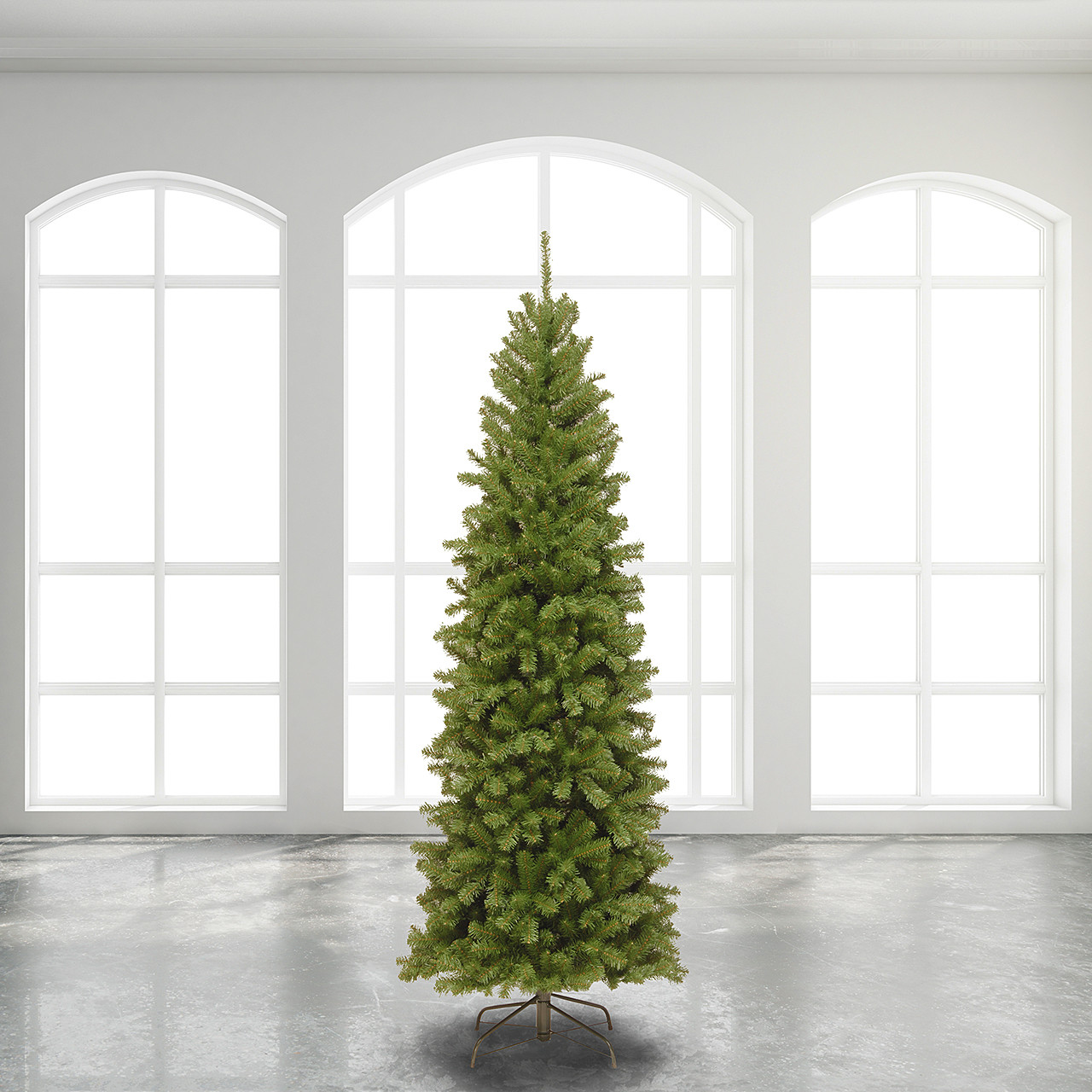 National Tree Company 6.5 ft. North Valley Spruce Pencil Christmas Tree