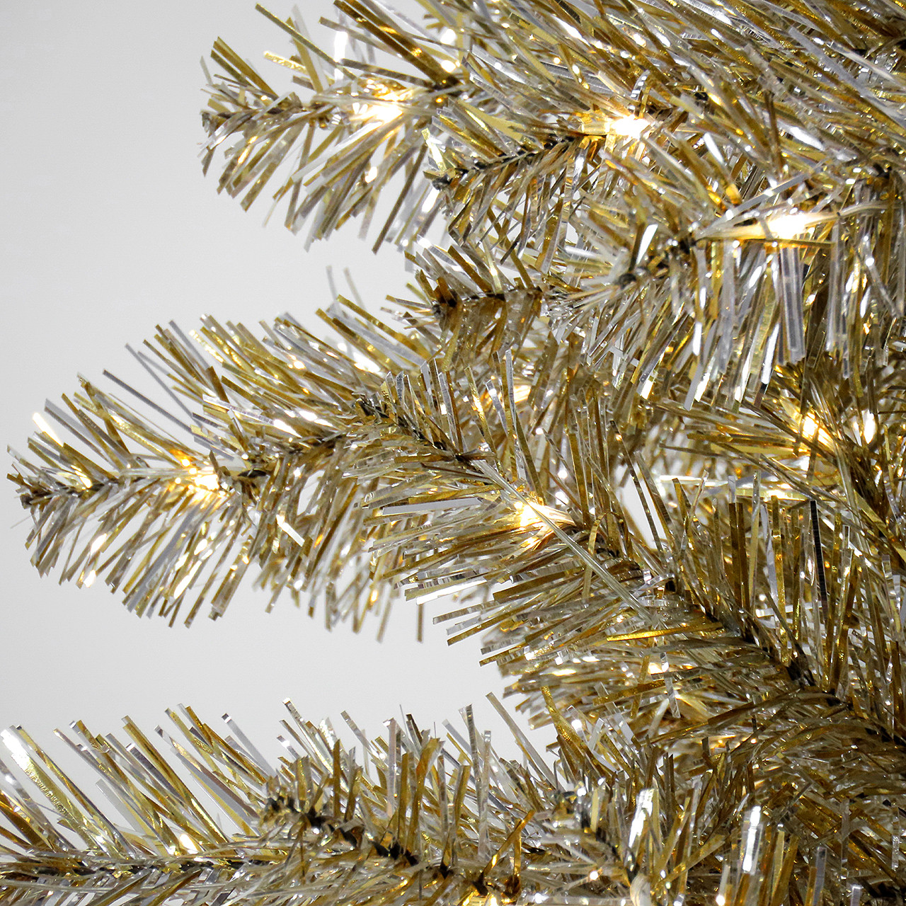 National Tree Company 7.5 ft. Platinum Metallic Christmas Tree with 1250 LED Lights