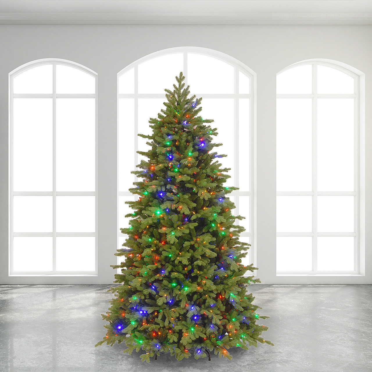 7.5 ft. Rochester Fraser Fir Full Christmas Tree LED Dual, 1000 Lights