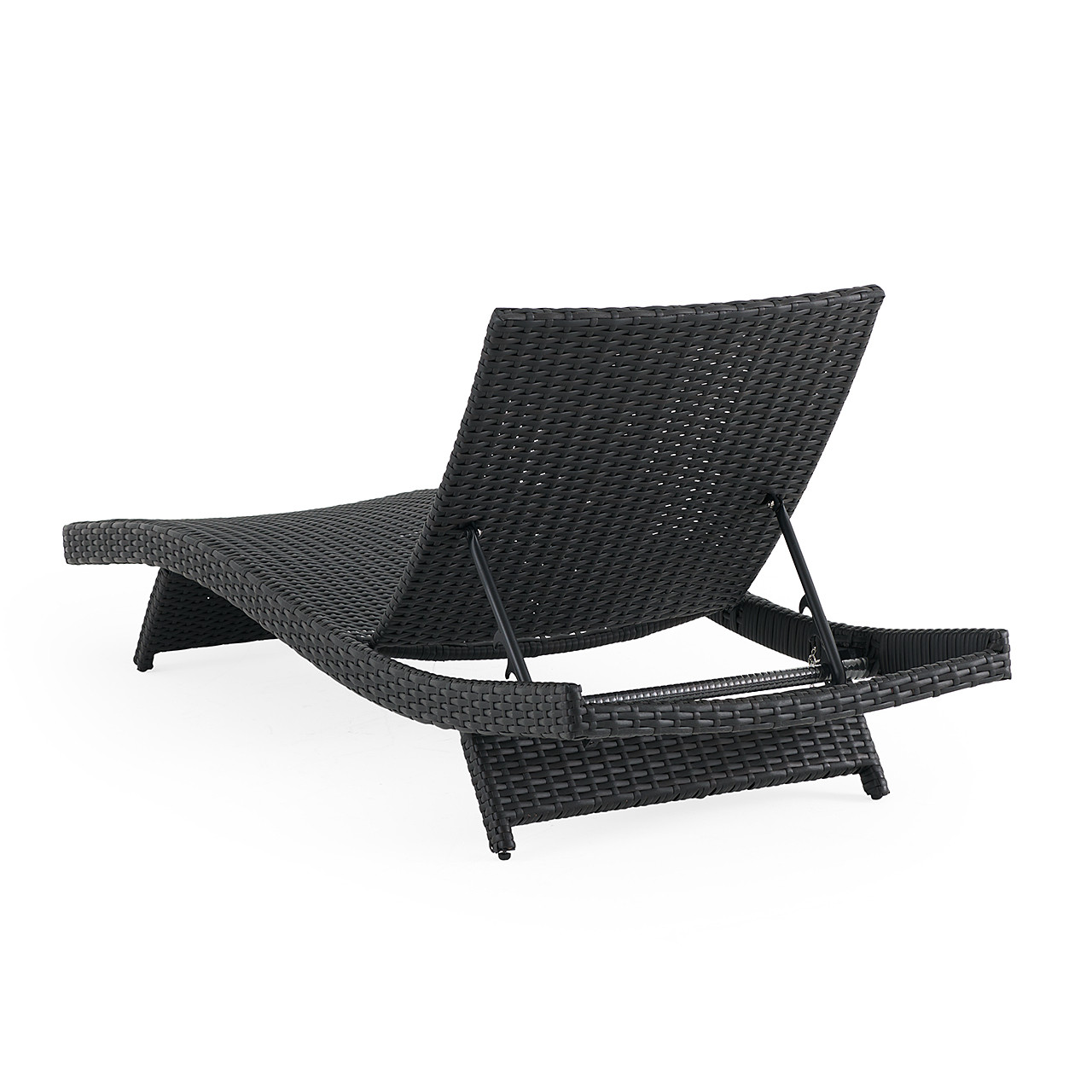 Terrace Outdoor Wicker Contour Chaise Lounge