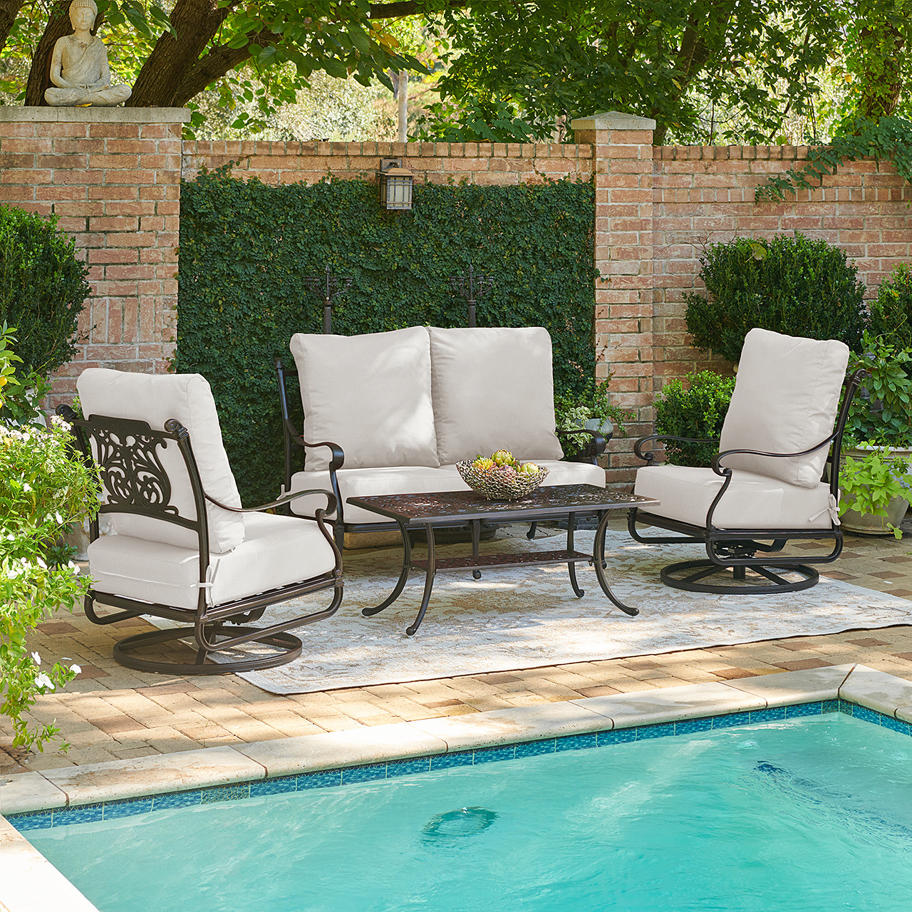 hampton bay wrought iron chairs