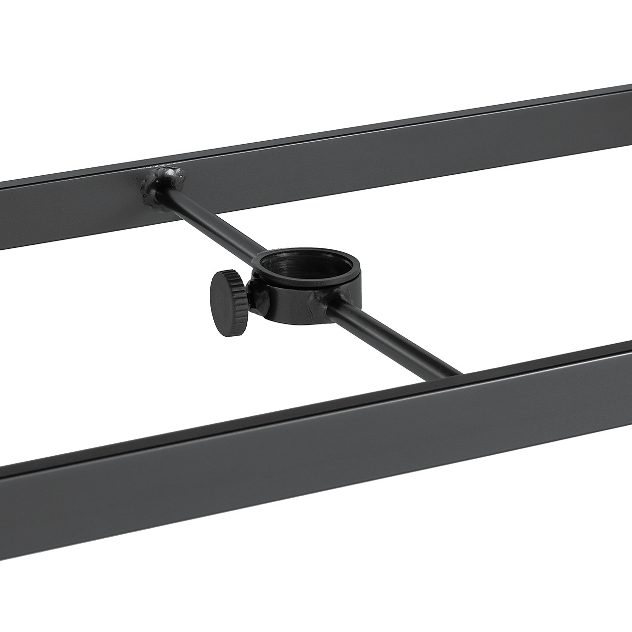 Ventura Textured Black Aluminum with Mica Pearl Sling 7 Piece Swivel Dining Set + 66 x 44 in. Table