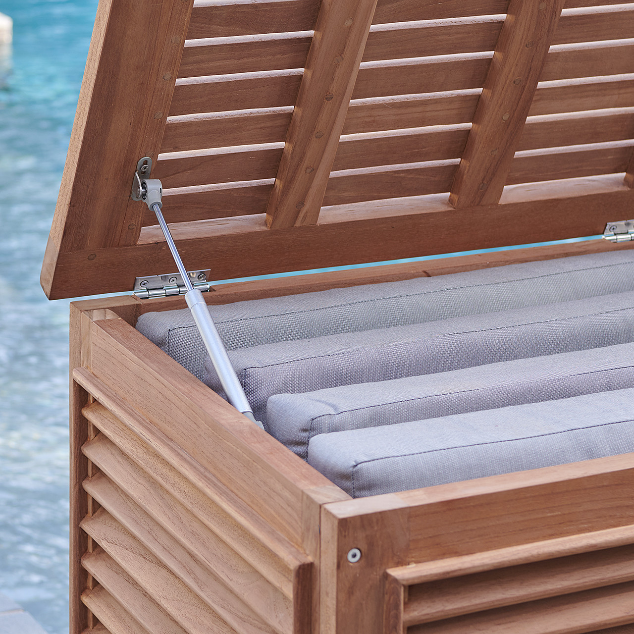 Teak Storage Box - Fortunoff Backyard Store