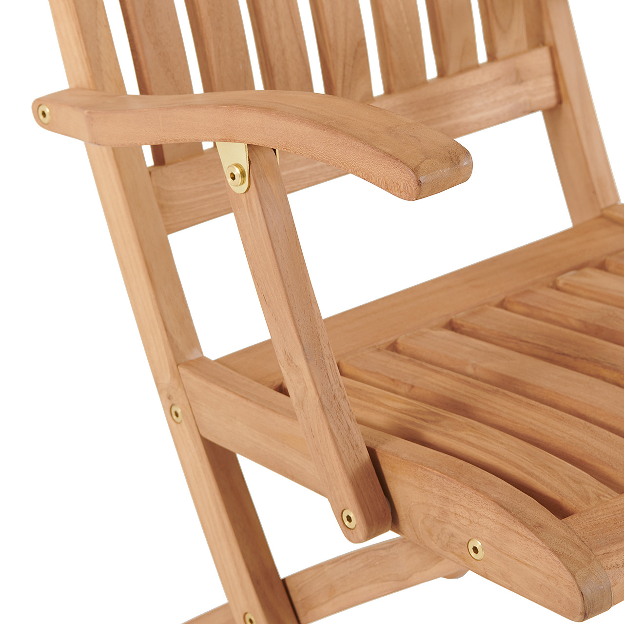 Westport Teak Folding Arm Chair - Fortunoff Backyard Store