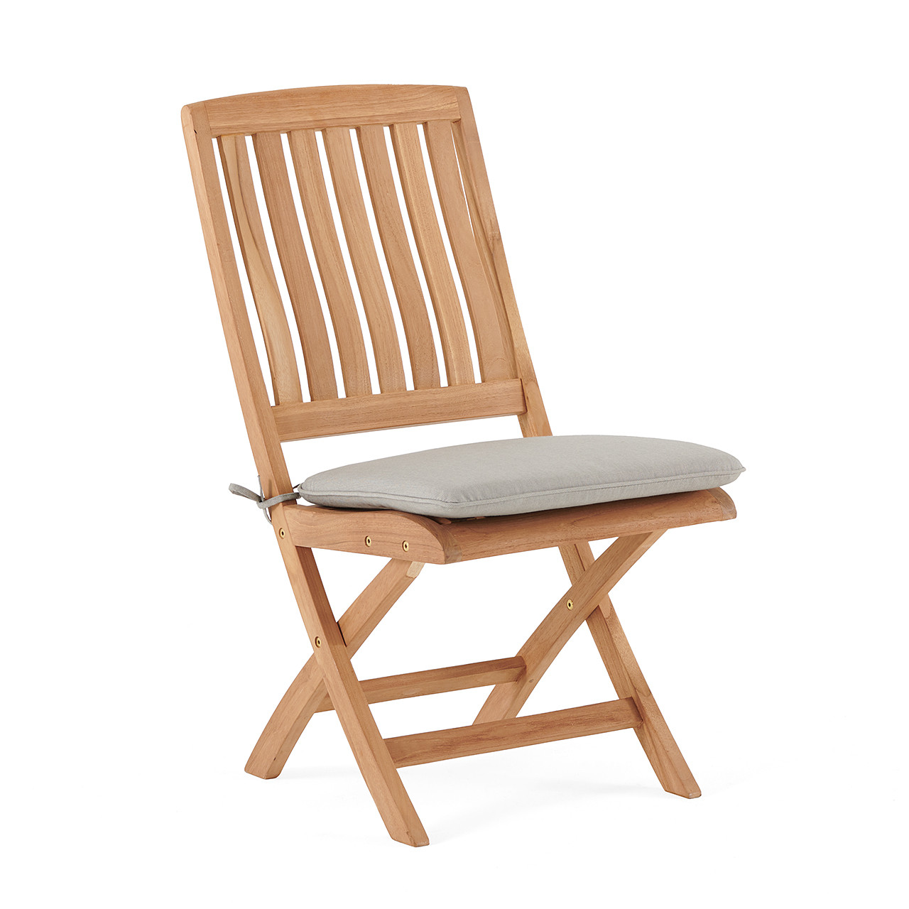 Westport Teak Folding Armless Chair - Fortunoff Backyard Store