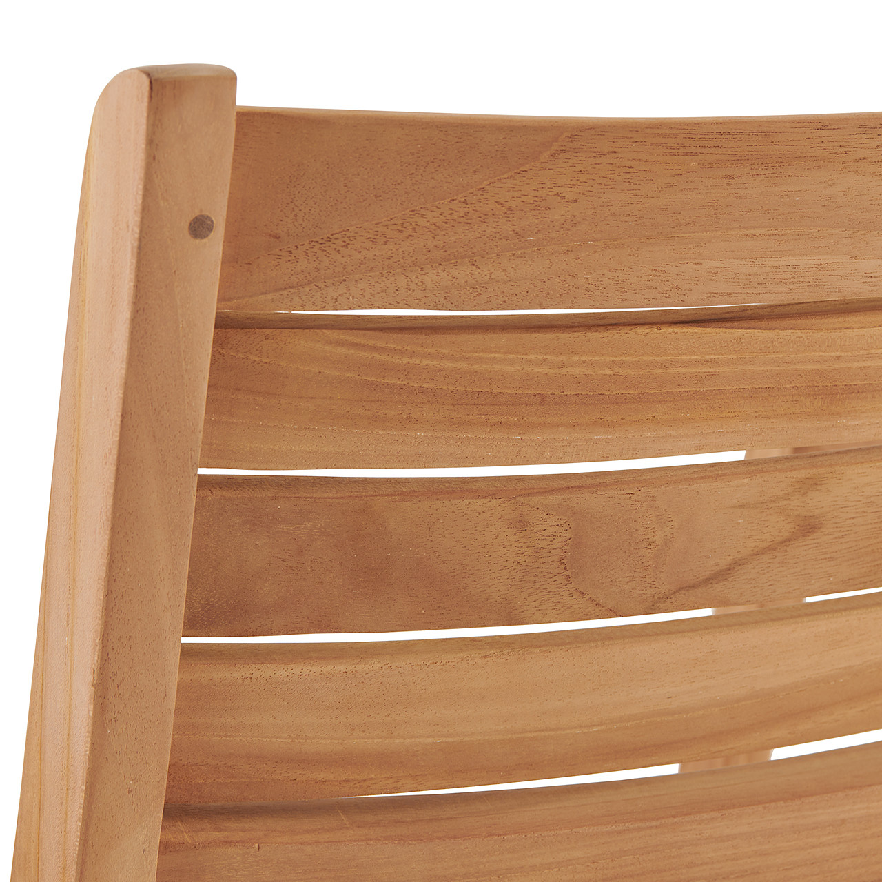 Warwick Natural Stain Solid Teak Stackable Dining Chair