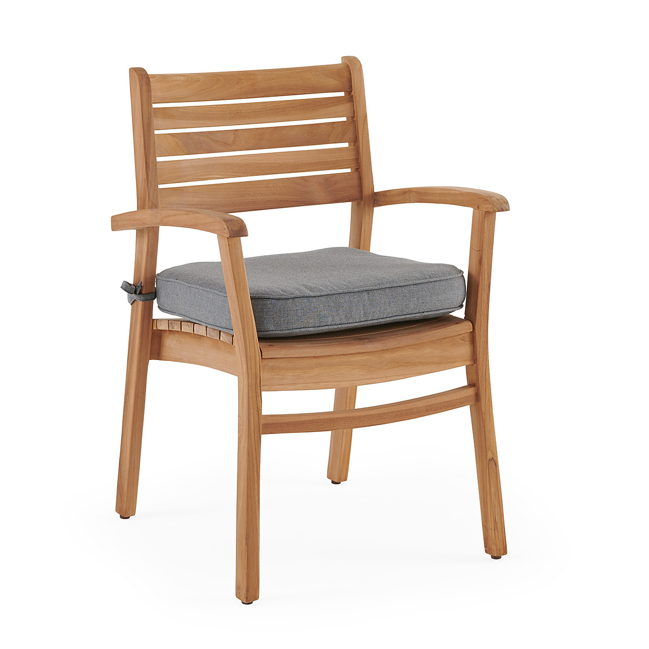 Warwick Natural Stain Solid Teak Stackable Dining Chair