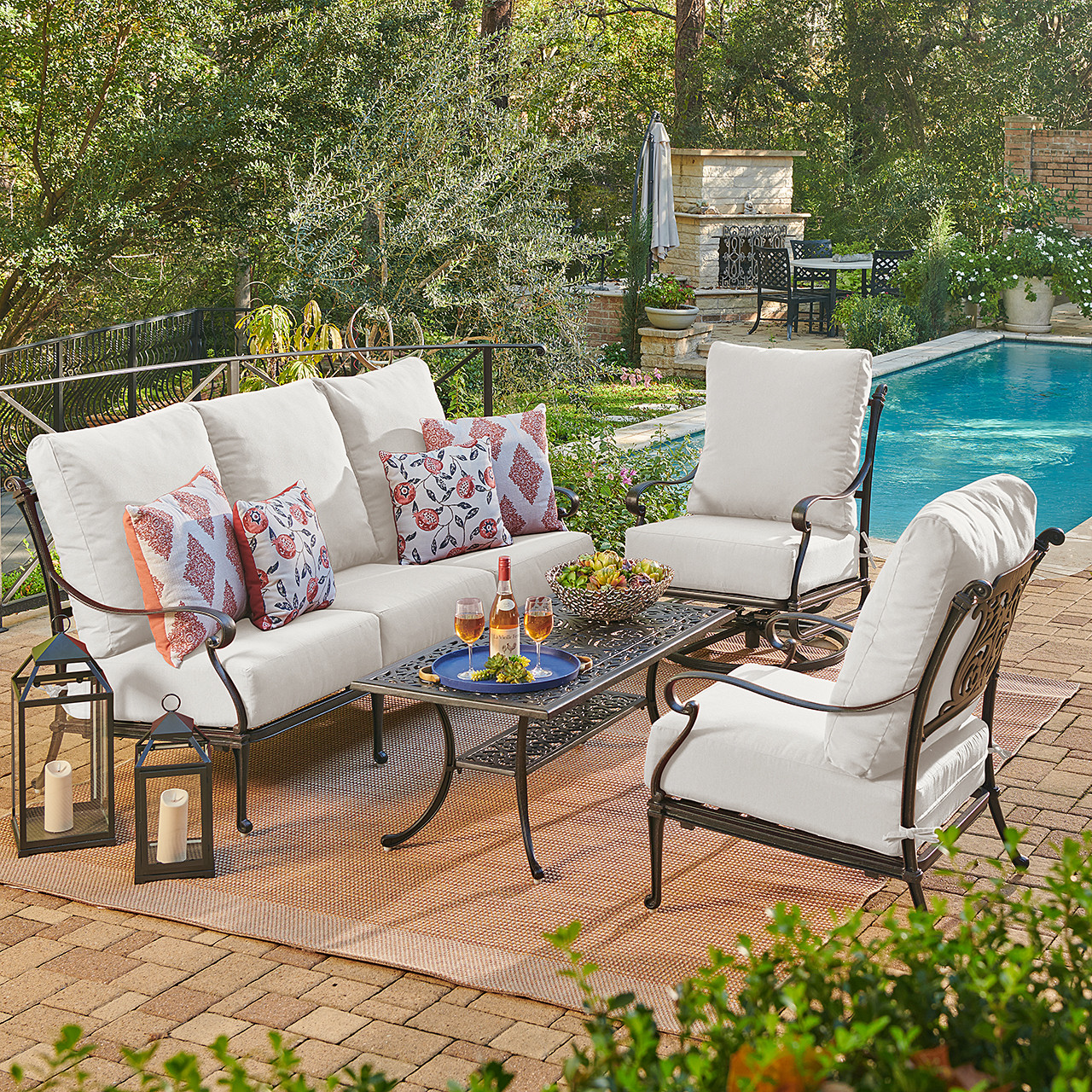 hampton bay wrought iron chairs