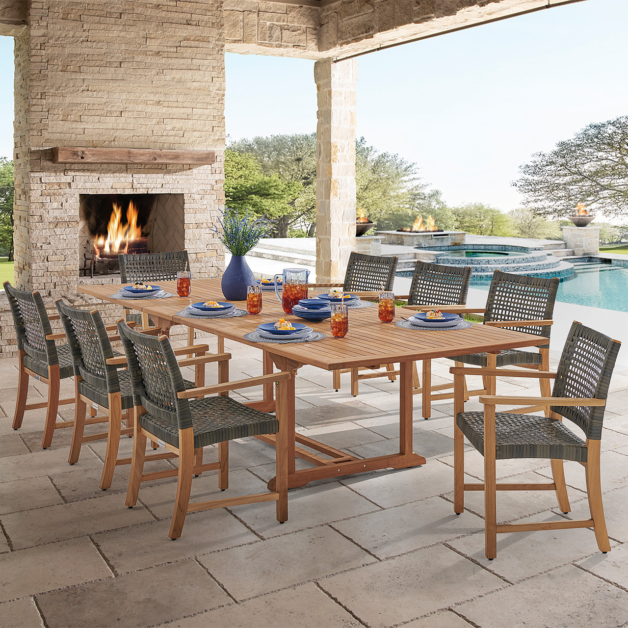テーブル・チェア・ハンモック COMMA NINE LANDS Fire Place Table WOOD テーブル・チェア・ハンモック COMMA NINE LANDS Fire Place