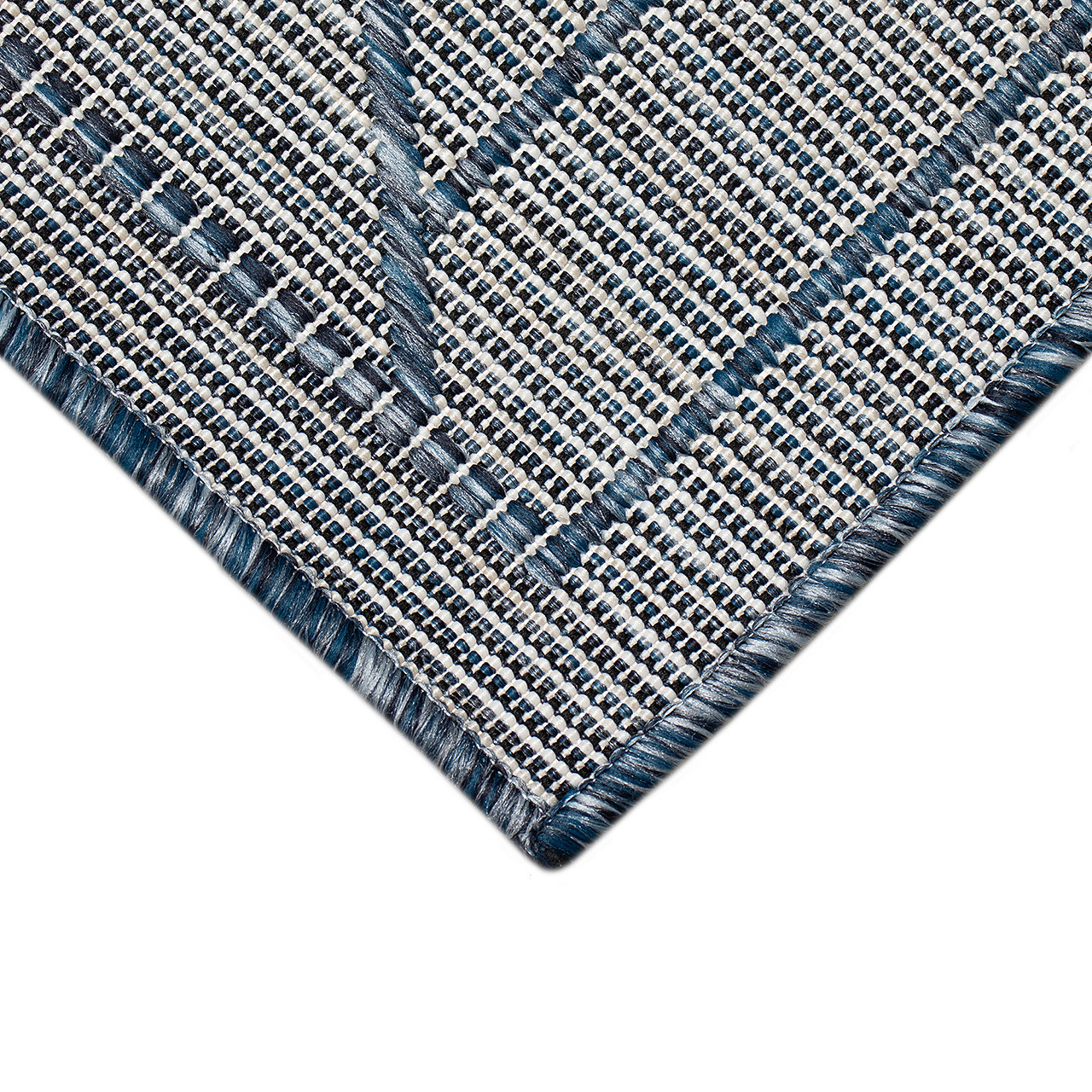 Pyramid Navy Rug