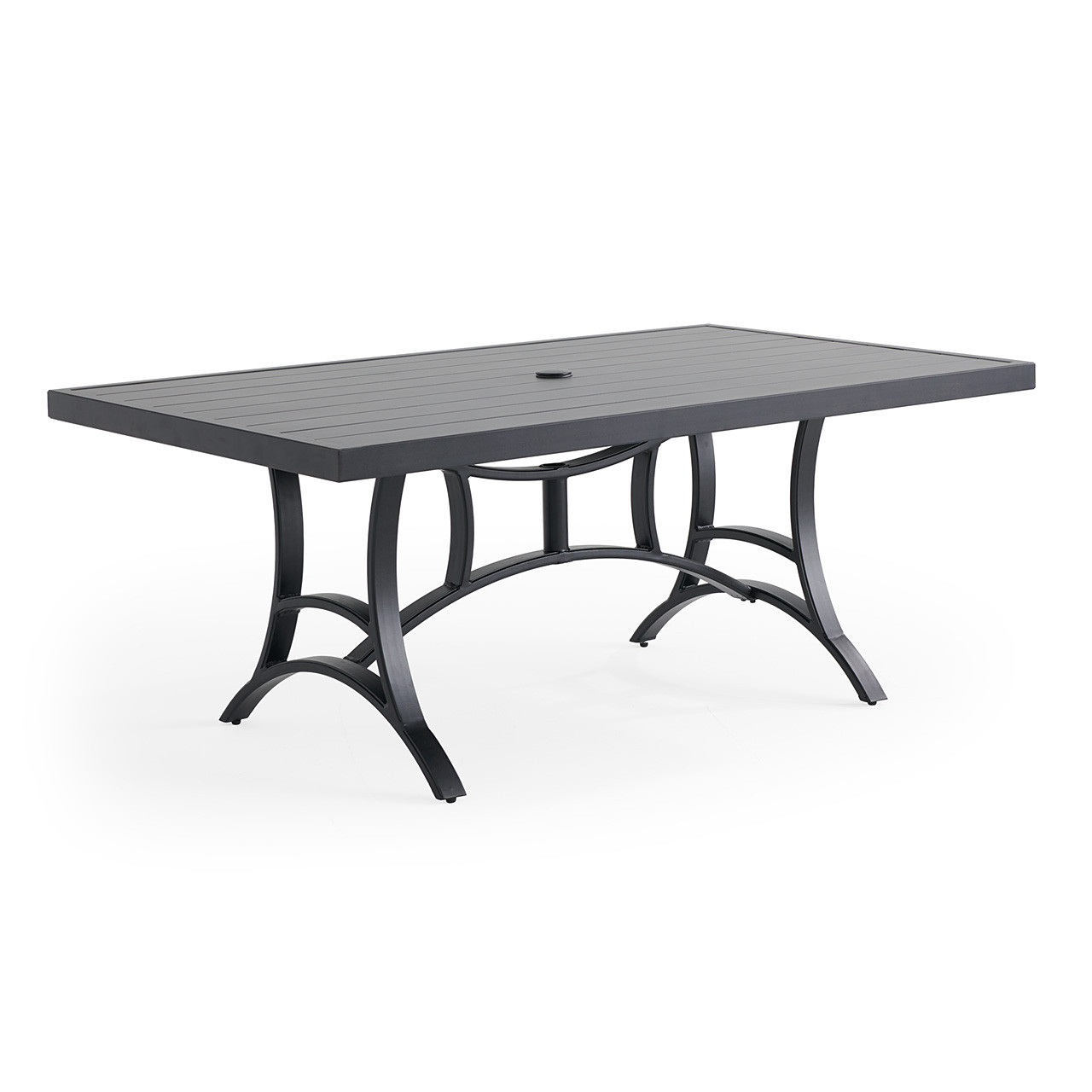 Hill Country Aged Bronze Aluminum 72 x 42 in. Dining Table -