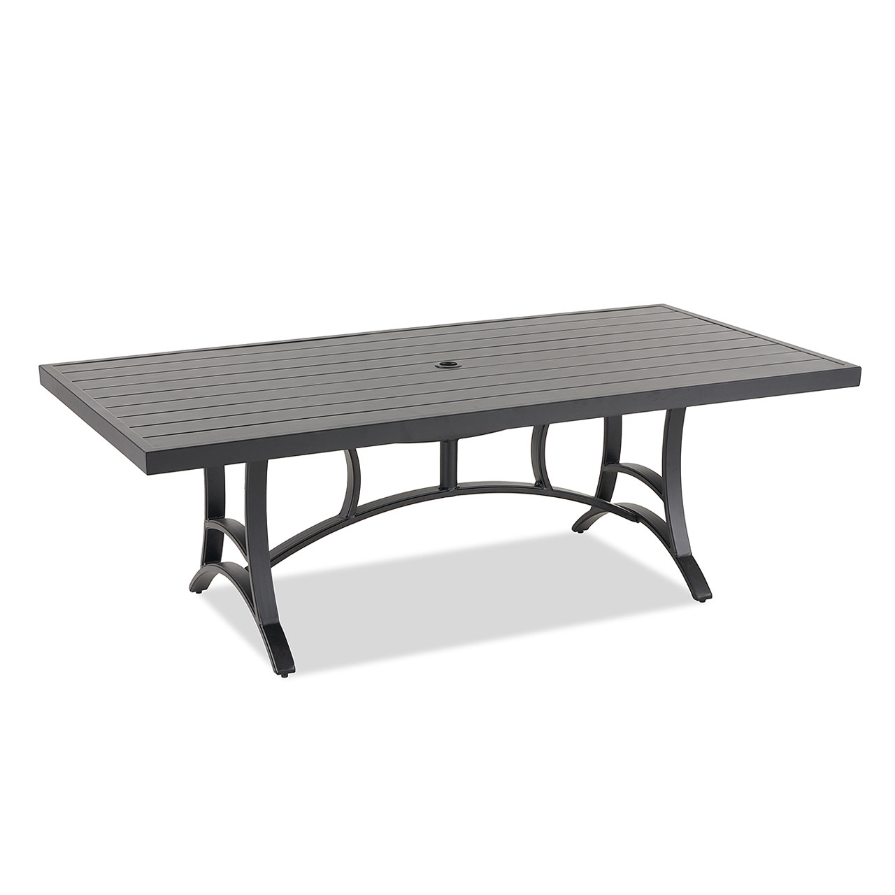 Hill Country Aged Bronze Aluminum 84 x 42 in. Dining Table -